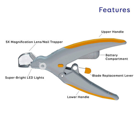 Image of Professional Illuminated Pet Nail Clipper